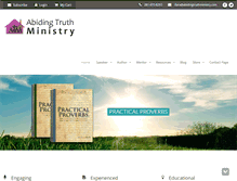 Tablet Screenshot of abidingtruthministry.com